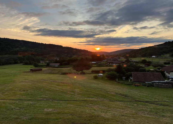View from property 2, 2 Chalets for 4 People, Vosges