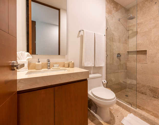 Bathroom, NHOA 306C 1BR Top Jungle View Aldea Zama, Cozumel