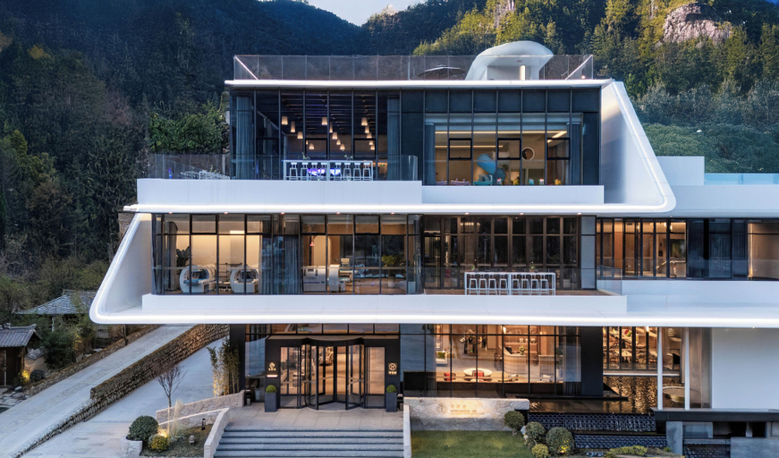 Exterior & Views 4, Oclinda de flori cu izvor termal Lin Yin, Shangluo