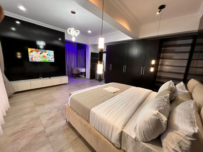 Bedroom 3, Lux Ocean View Penthouse Apartment, Eti-Osa