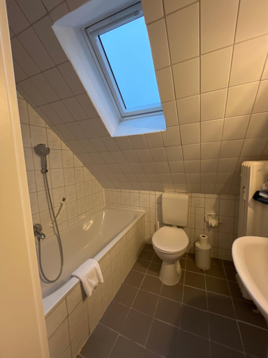 Bathroom 3, Hotel Muhleneck, Aurich