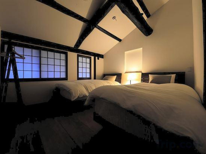 Bedroom, Machiya Kamo river 7, Kyoto