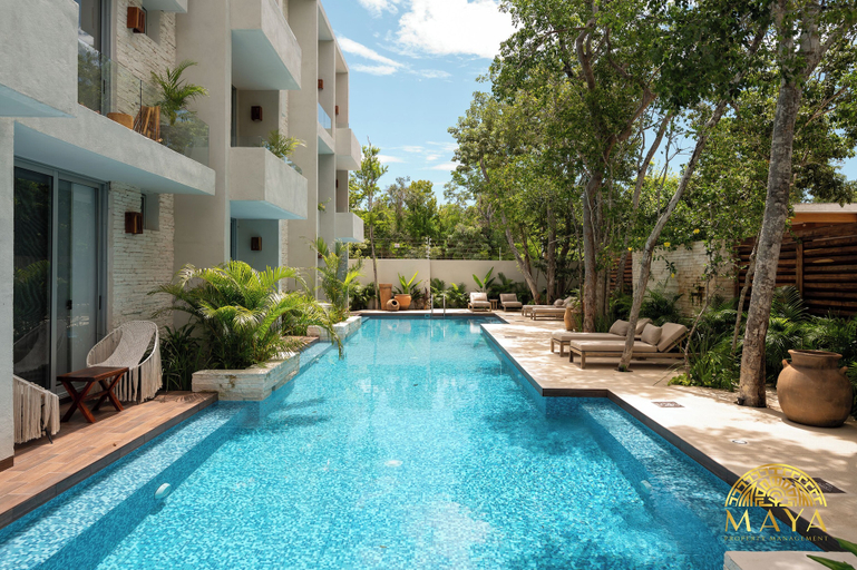 Sport & Beauty 4, NHOA 307B Lux 1BR Pool View Aldea Zama, Cozumel