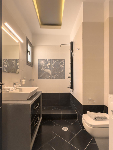Bathroom, Villa Nirome xlarge private pool, Attica