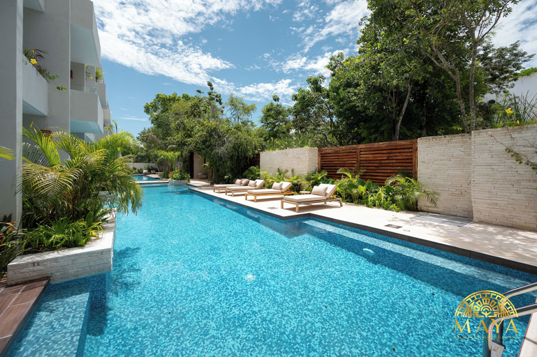 Sport & Beauty 4, NHOA 211B Lux 1BR Pool View Aldea Zama, Cozumel