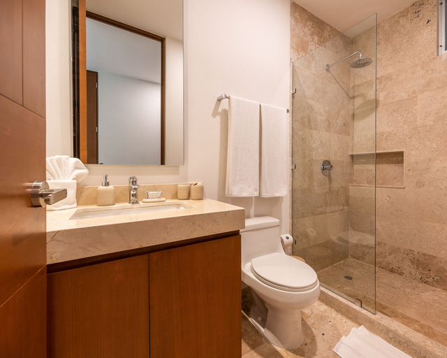 Bathroom, NHOA 206C Lux 1BR Jungle View Aldea Zama, Cozumel