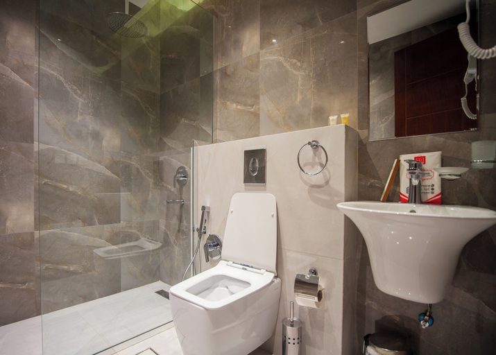 Bathroom, Elite One-Bedroom Apt AlRimal-3, Riyadh