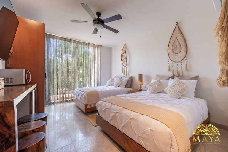 Bedroom 2, NHOA 302C 1BR Top Jungle View Aldea Zama, Cozumel