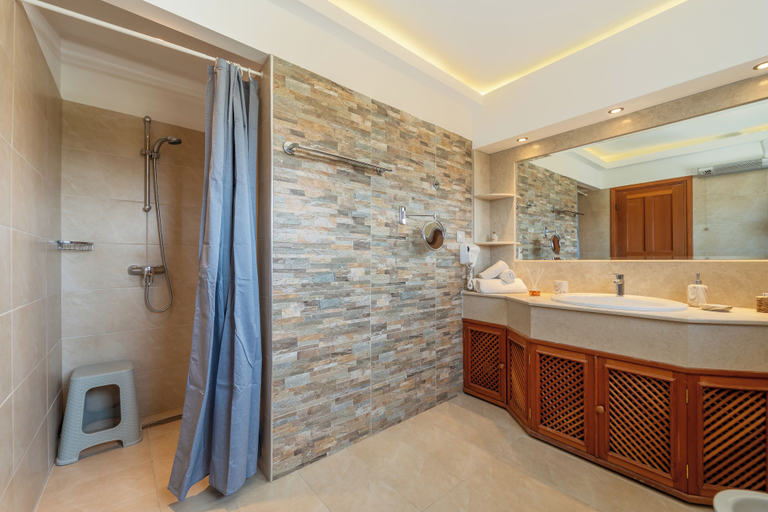Bathroom 5, Arte Pefki Beachfront Suites, South Aegean
