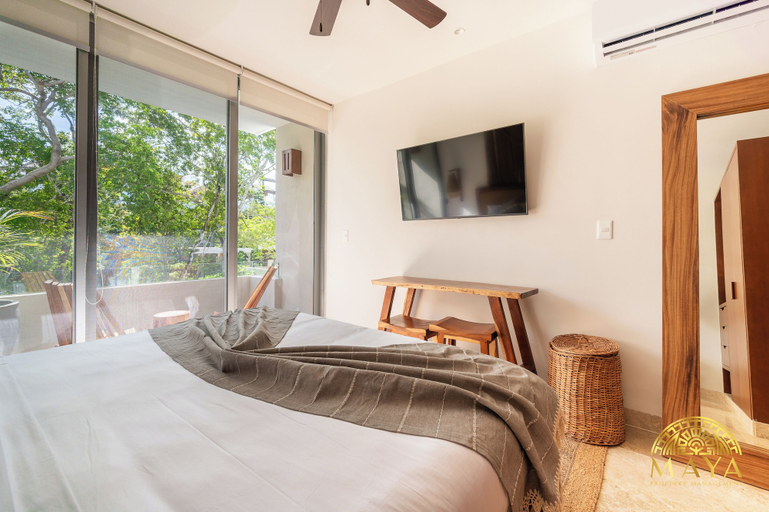 Bedroom 2, NHOA 209A Lux 2BR Pool View Aldea Zama, Cozumel