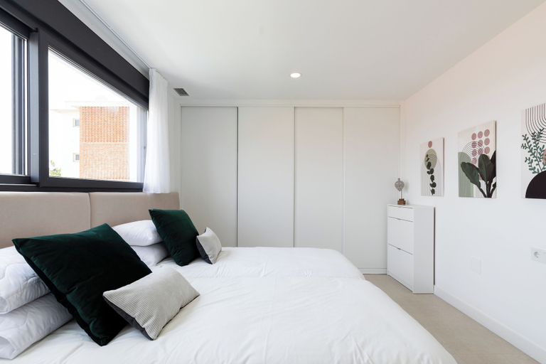 Bedroom 3, Luxury Townhouse with Pool & Ocean View, Málaga