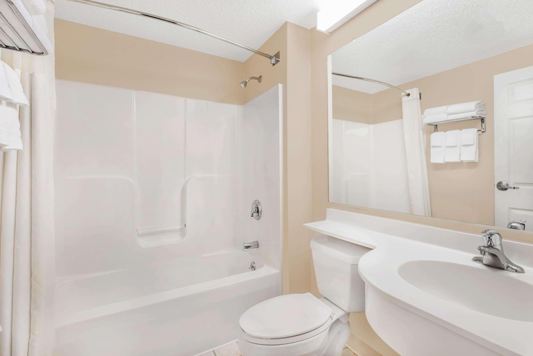 Bathroom 4, Microtel Inn & Suites By Wyndham Hamburg, Berks