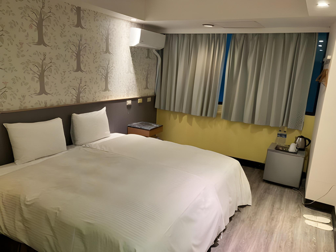 Bedroom 3, Xiemen Relite Hotel, Taipei City