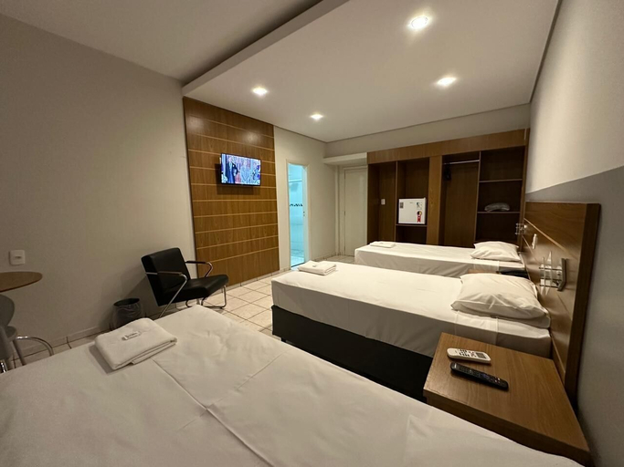 Bedroom 3, Hotel Uirapuru, Araraquara