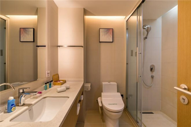 Bathroom 4, Xuzhou Yunlong Wanda Plaza Langbo Hotel, Xuzhou
