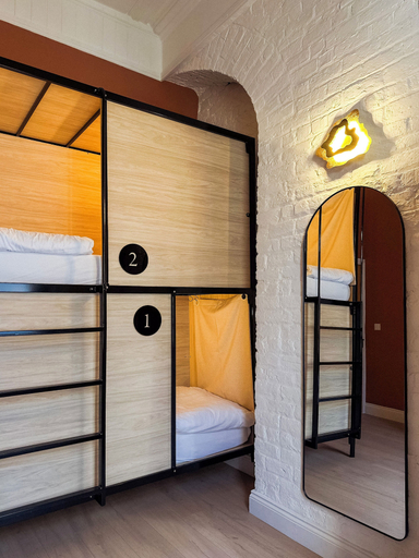 Bedroom 3, Gardiner House Hostel, Dublin