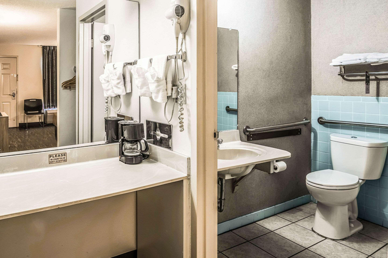 Bathroom 4, Econo Lodge, De Kalb