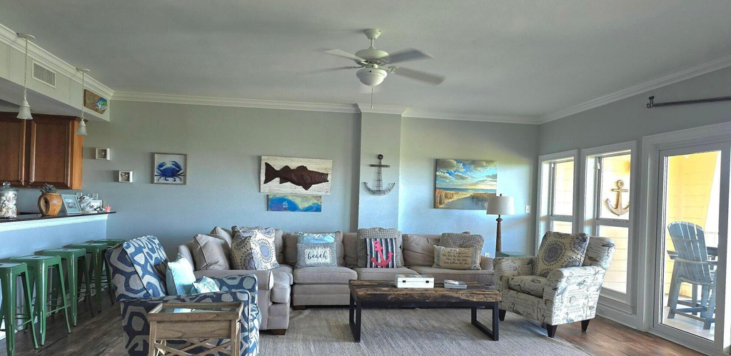 Living area 2, Paradise Shores 403 Sunset Paradise, Bay