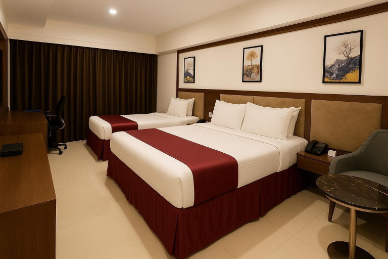 Bedroom 2, Hotel Tip Top International, Pune