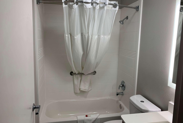 Bathroom 4, Microtel Inn & Suites By Wyndham Charlotte Airpor, Mecklenburg