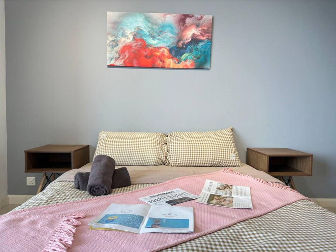 Bedroom, A1804 Grand Medini Studio 100mbps Netflix By STAY, Johor Bahru