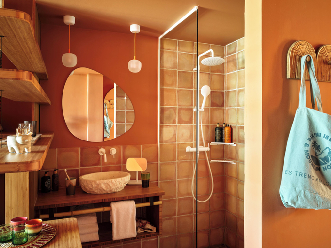 Bathroom 4, Bikini Island & Mountain Hotel Es Trenc – Adults only, Baleares