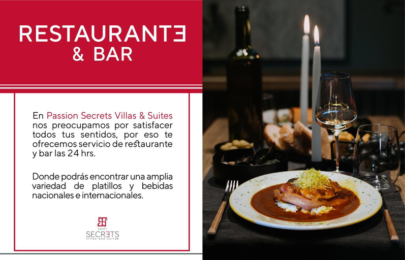 Food & Drinks 5, Hotel Passion Secrets Villas & Suites, Toluca