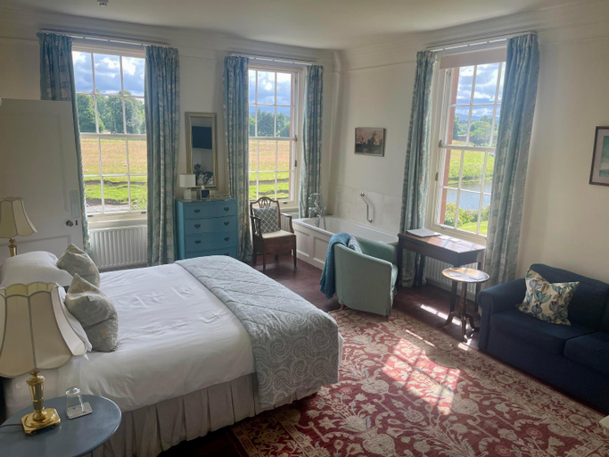 Bedroom 2, Warwick Hall, Cumbria