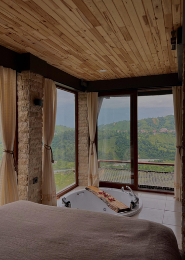 Bedroom, Keyfi Teras Bungalov, Ardeşen