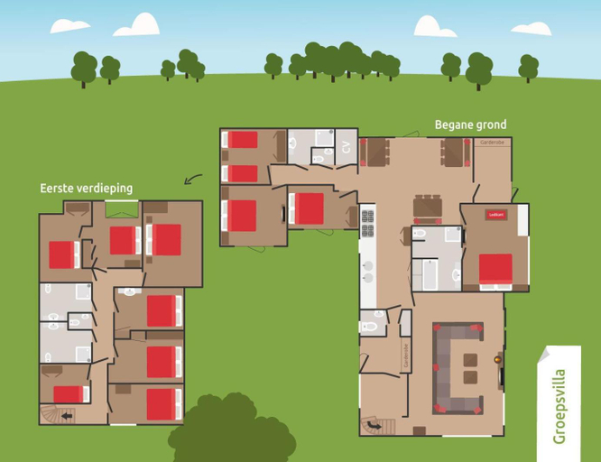 Others 5, Groeps Villa 24 pers., Barneveld