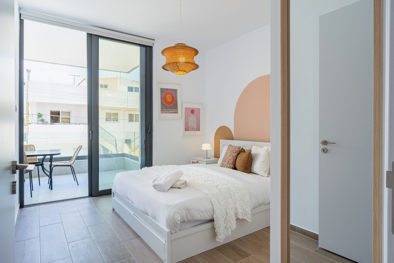 Bedroom 2, Lunette Artful 1-BR Apartment in Larnaca, Larnaca