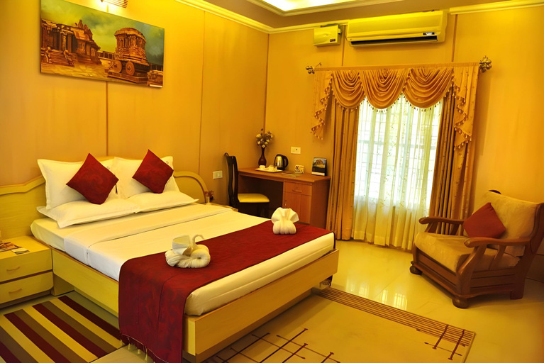 Bedroom 2, KSTDC Hotel Mayura Bhuvaneshwari Kamalapur, Bellary