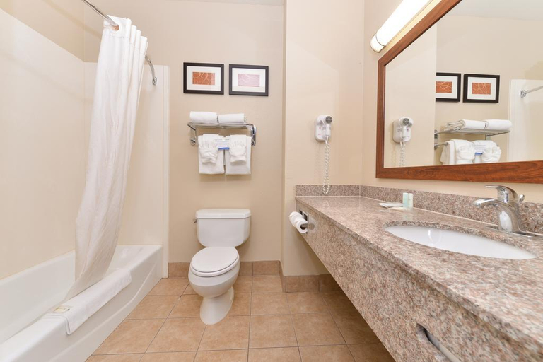 Bathroom 4, Comfort Suites Bakersfield, Kern