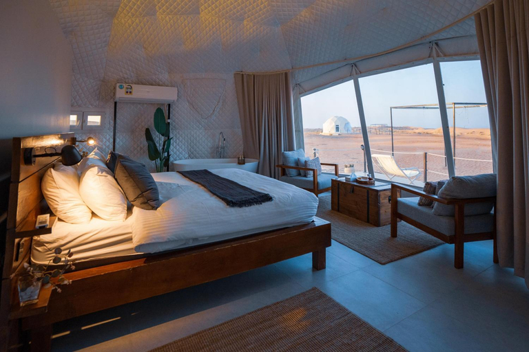 Bedroom 2, Starry Domes Desert Camp, Biddiya