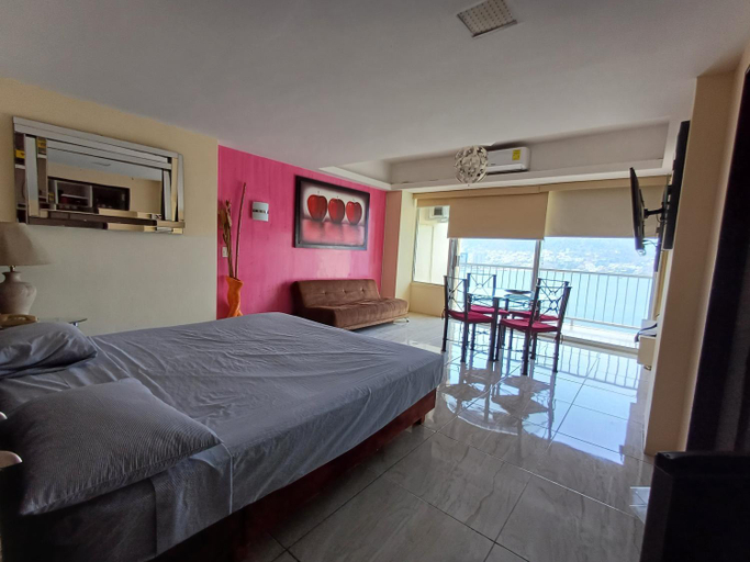 Bedroom 3, Hotel Torres Gemelas vista al mar a pie de playa, Acapulco de Juárez