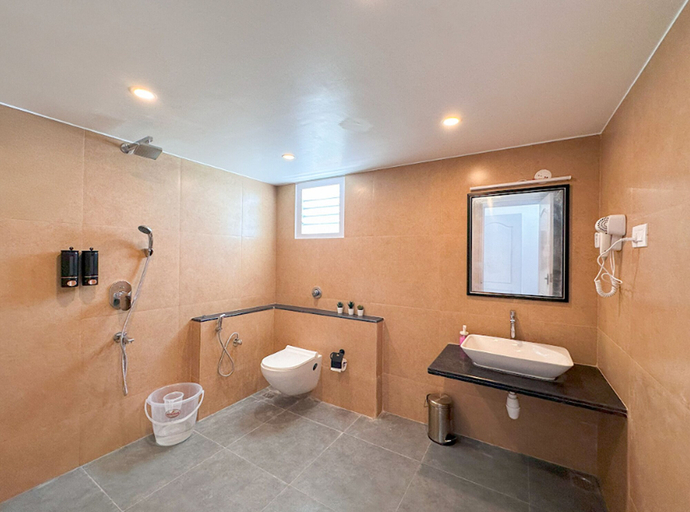 Bathroom, Truliv Villa Aqua, Kancheepuram