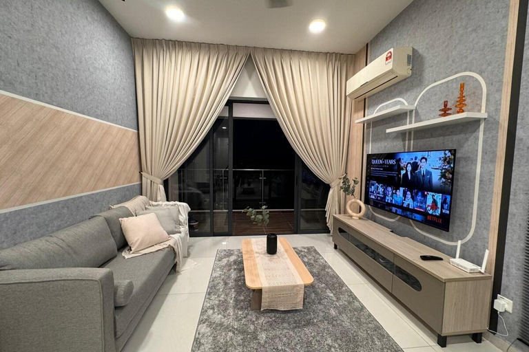 Public Area, Cozy Beachfront Seaview 2CP &Netflix 3BR @6-10px, Johor Bahru