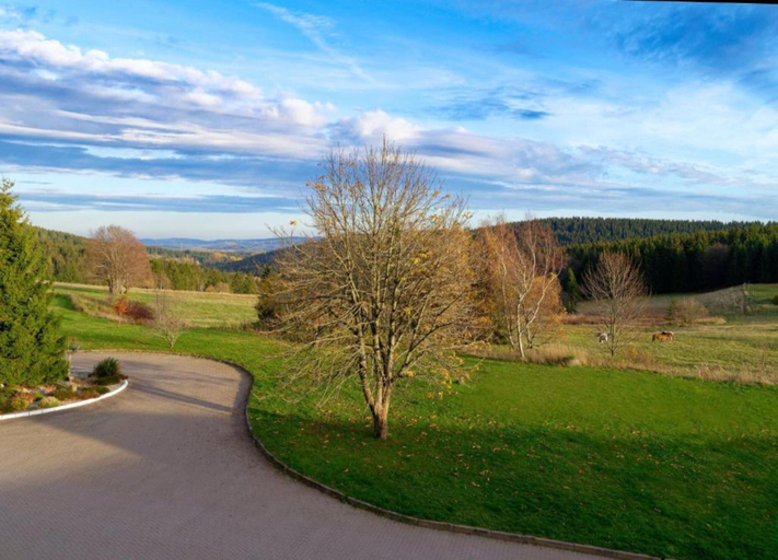 View from property 3, Holiday Home in Neustadt am Rennsteig With Pond, Ilm-Kreis