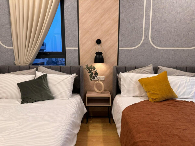 Bedroom 2, Cozy Beachfront Seaview 2CP &Netflix 3BR @6-10px, Johor Bahru