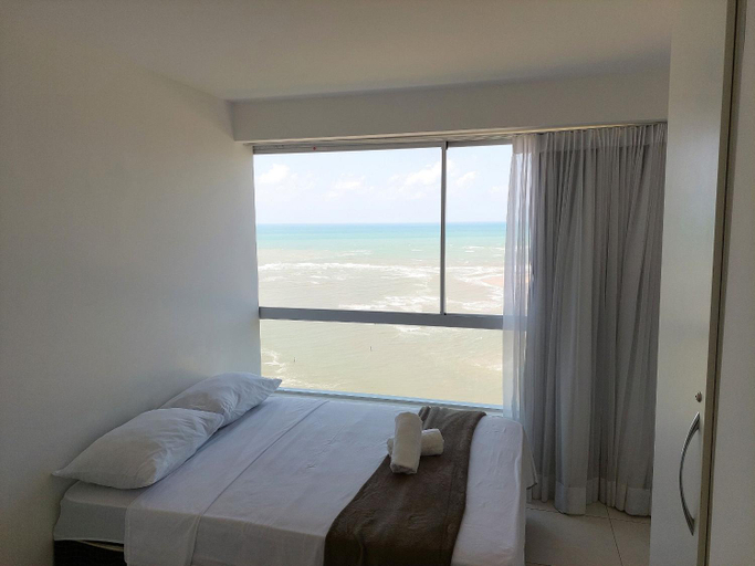 Bedroom, Marinas da Barra - Flats Beira-Mar em Barra de Jangada por Yolo, Jaboatão dos Guararapes