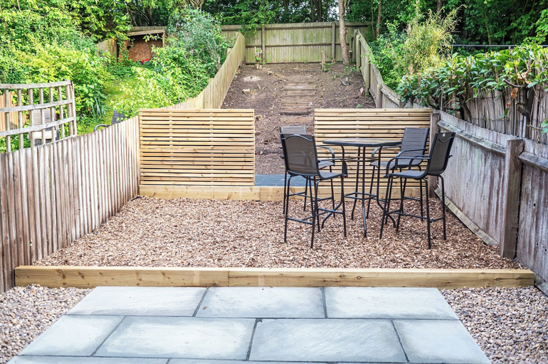 Terrace/patio, House Sleeps6-Garden-PetsOk-Parking-Long stay disc, Nottinghamshire