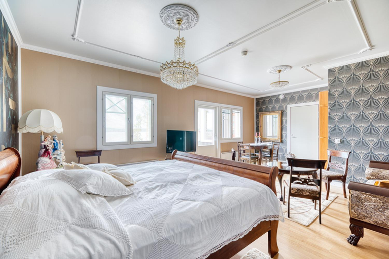 Bedroom 2, Boutique Hotelli Kivennapa, North Savonia