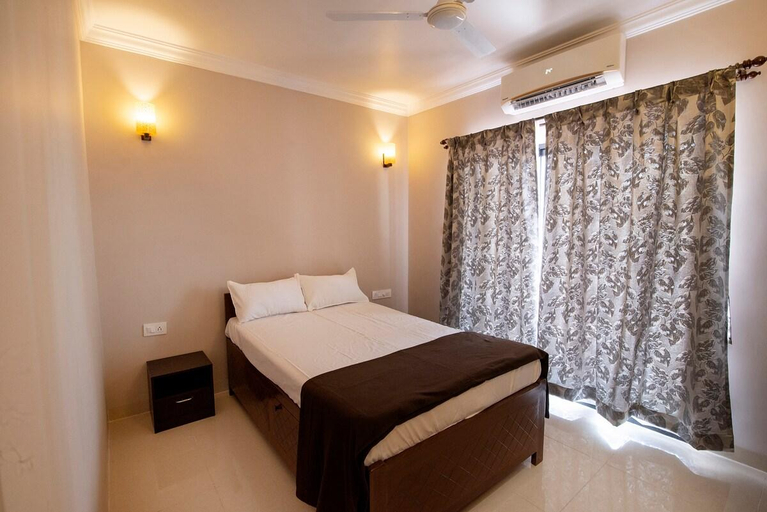 Bedroom 2, Sea-View 2 Bedroom Serviced Apartment, Dona Paula, North Goa