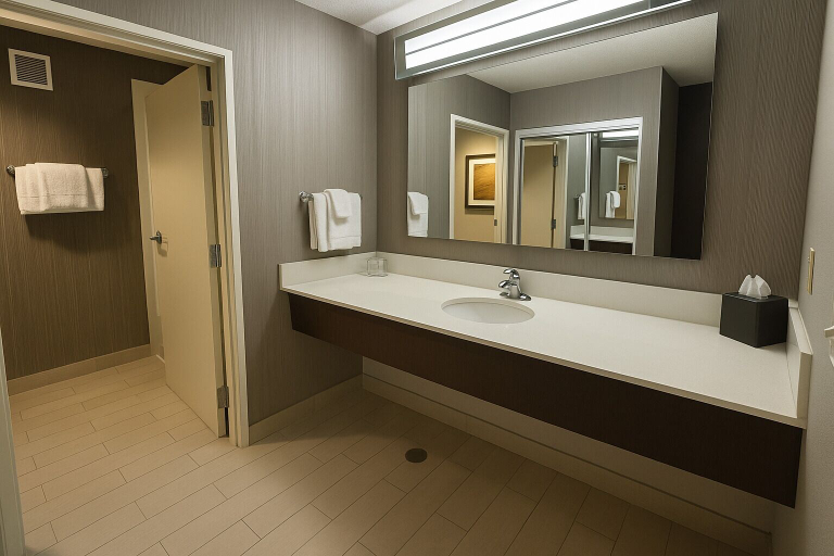 Bathroom 4, Courtyard by Marriott El Paso Airport, El Paso
