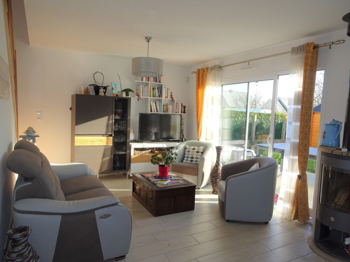 Living room 3, Chalet Near Cap Frehel With Coastal Views, Côtes-d'Armor