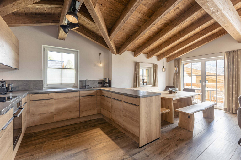 Private kitchen 2, Superior Ferienhaus mit Sauna, Zell am See