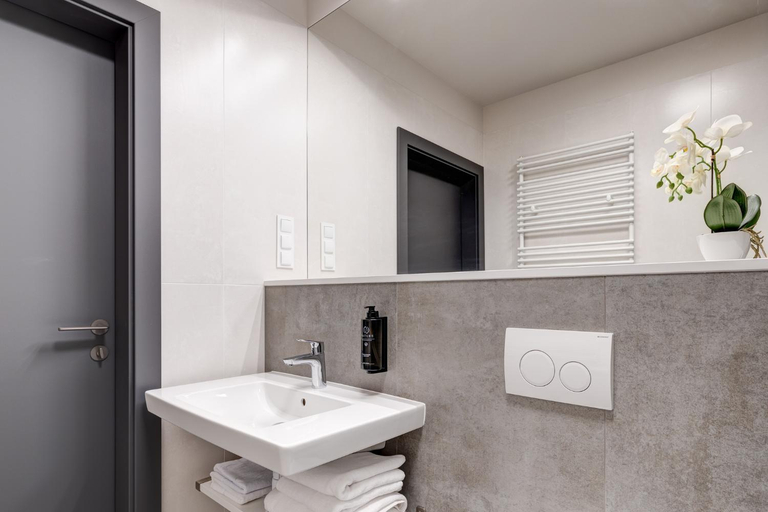 Bathroom 3, King Apartamenty Galaxy, Szczecin