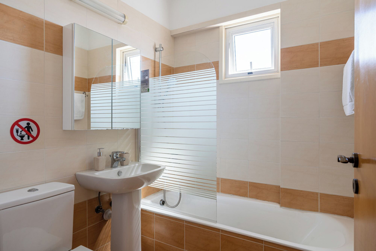 Bathroom, Bayview 2-BR Apartment in Larnaca, Larnaca