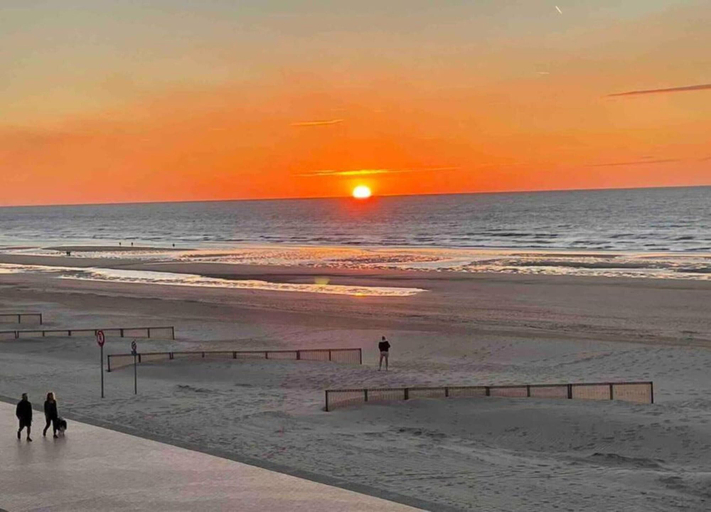 View from property 3, Studio in Oostduinkerke With Sea View, West-Vlaanderen