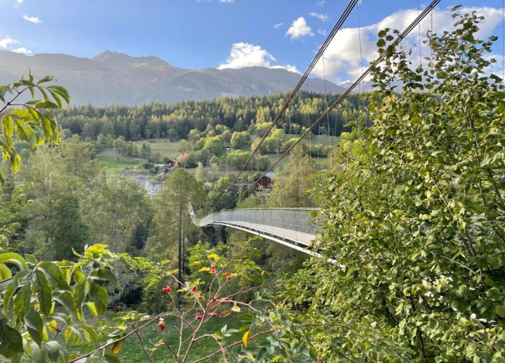 View from property 3, Alpine Chalet in Fieschertal, Goms